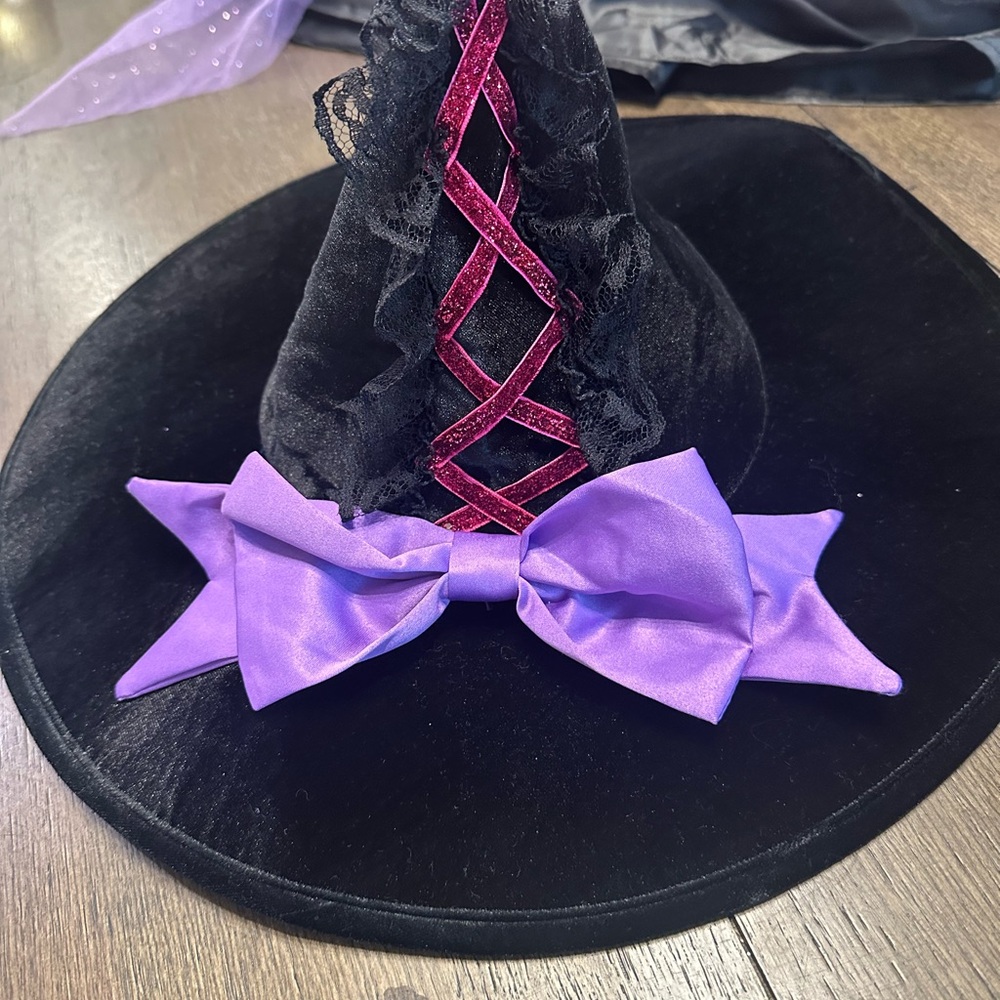 Disguise Witch Costume - Fuchsia, Violet, and Black - Picture 2 of 5